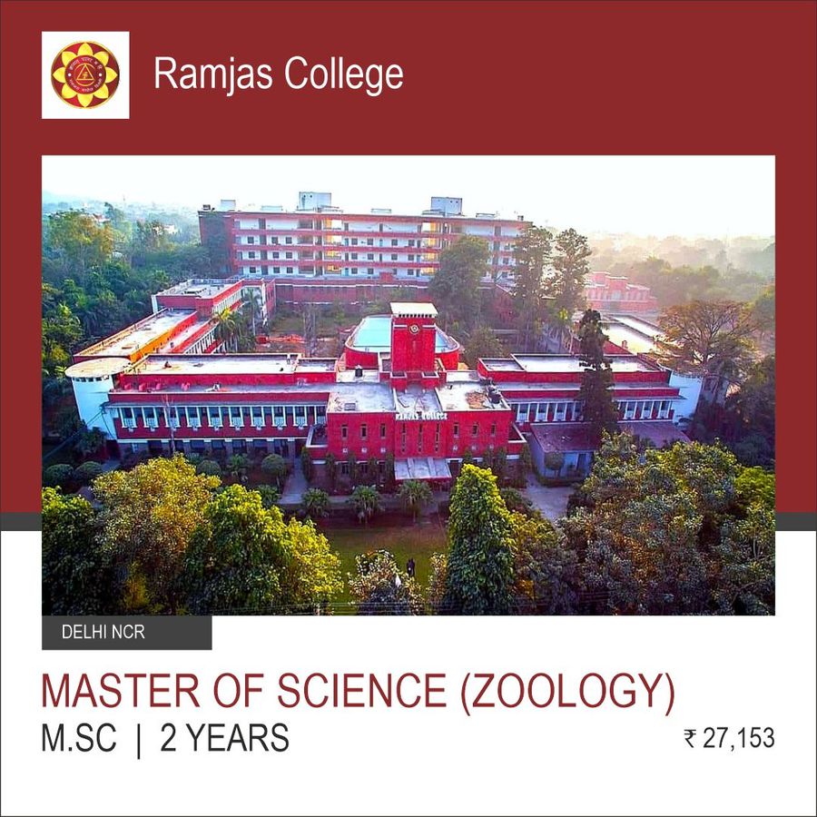 Master of Science (M.SC) (Zoology) at Ramjas College, Delhi, Delhi